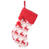 Large Christmas Stockings Gifts Cloth Santa Elk Socks Xmas Lovely Gift Bag For Children Fireplace Tree Christmas Decoration - menochic